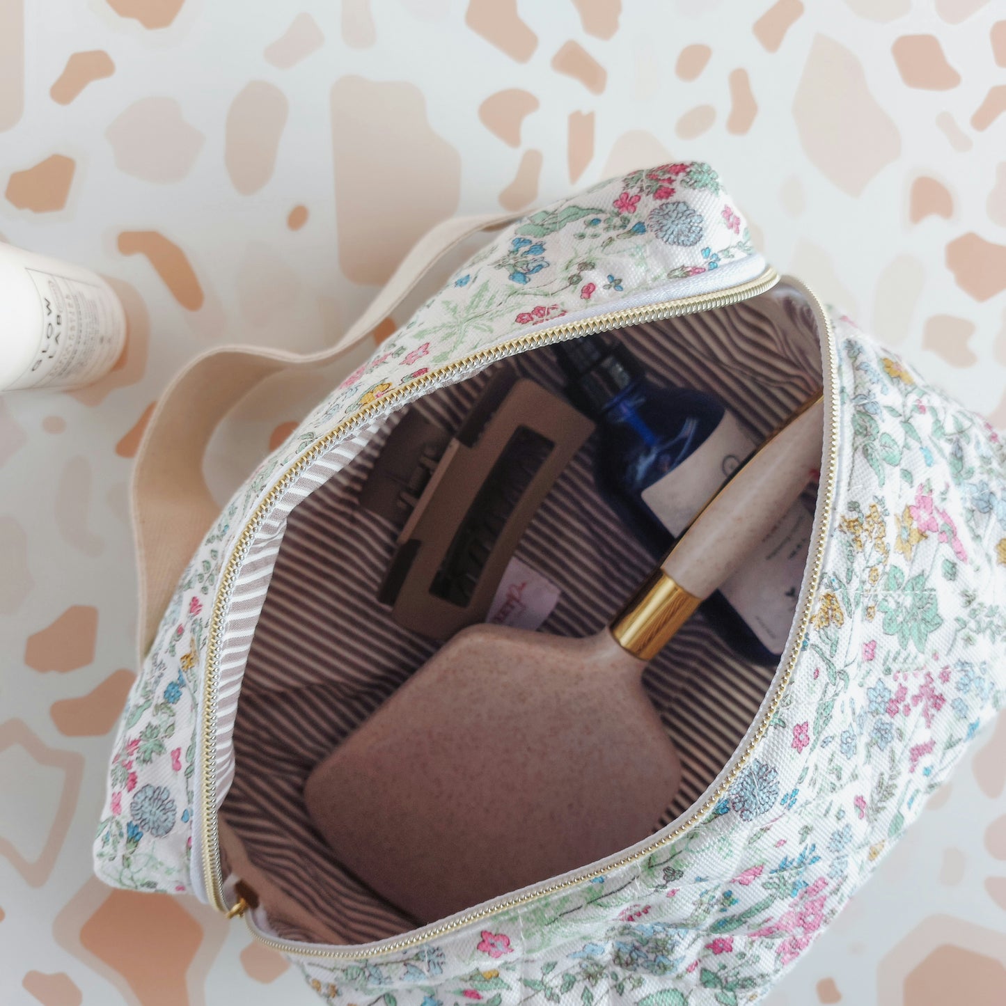 Quilted Vanity Bag | Field Flowers