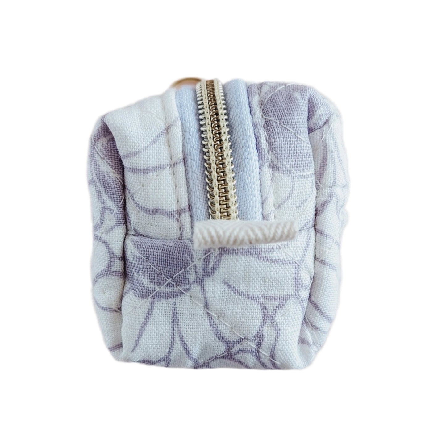 Quilted mini keeper Gerbera pull tab
