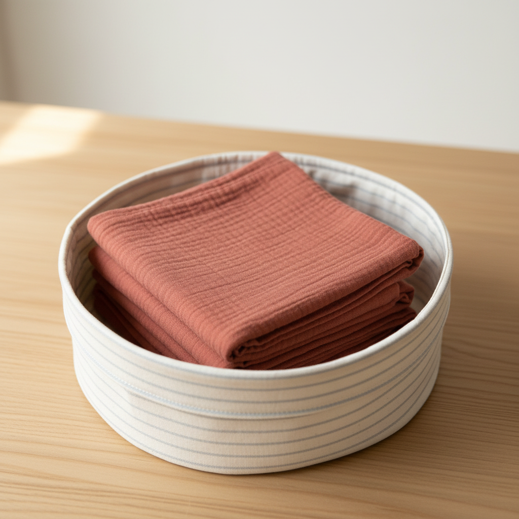 Angled lifestyle shot on wood table